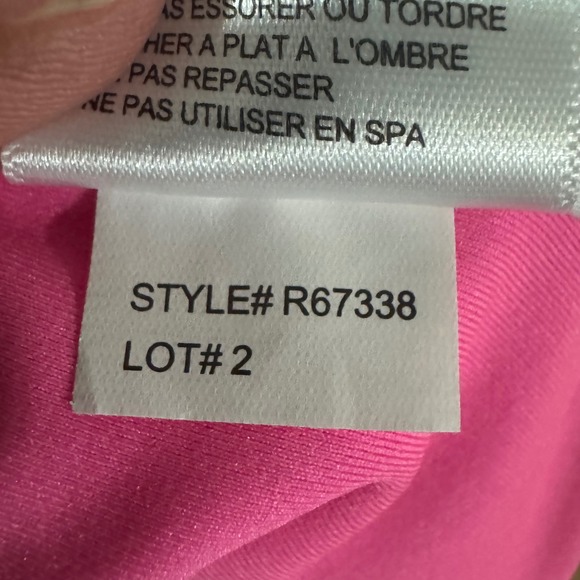 Coco‎ Rave Pink Fringe One Piece Swimsuit Beach Party Size S 32C Cup - Picture 5 of 5